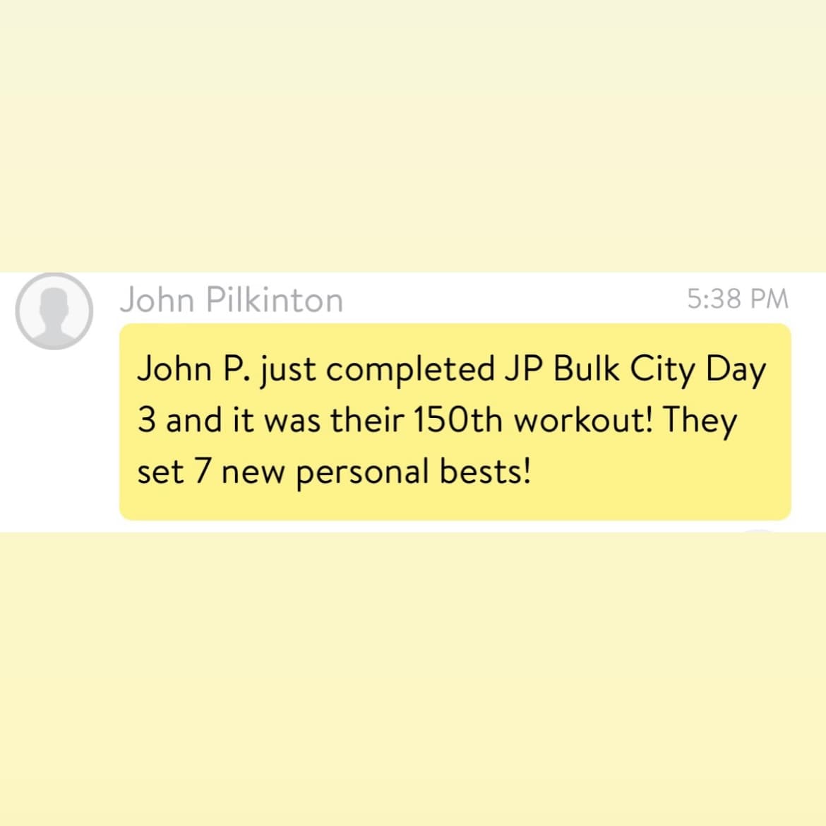 Client testimonial