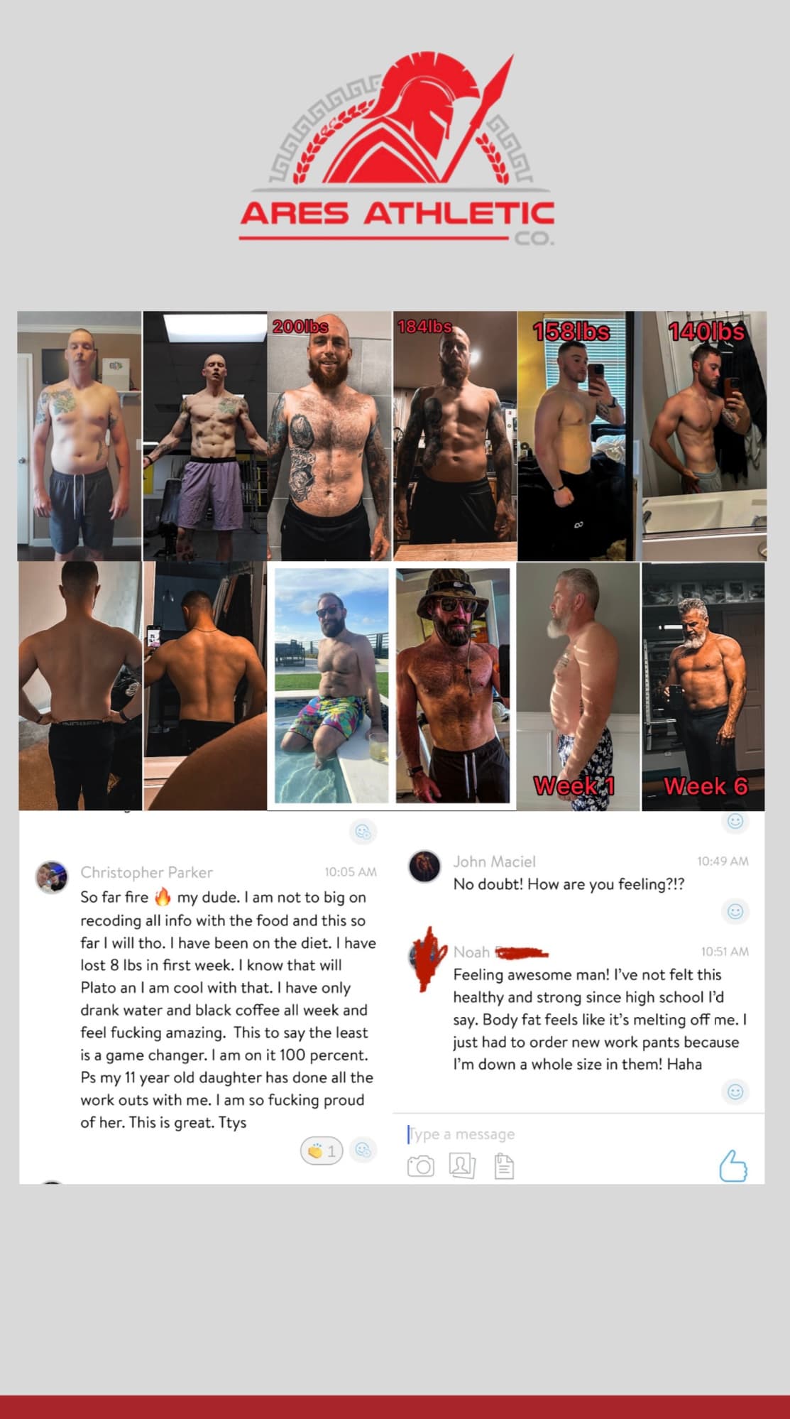 Client testimonial